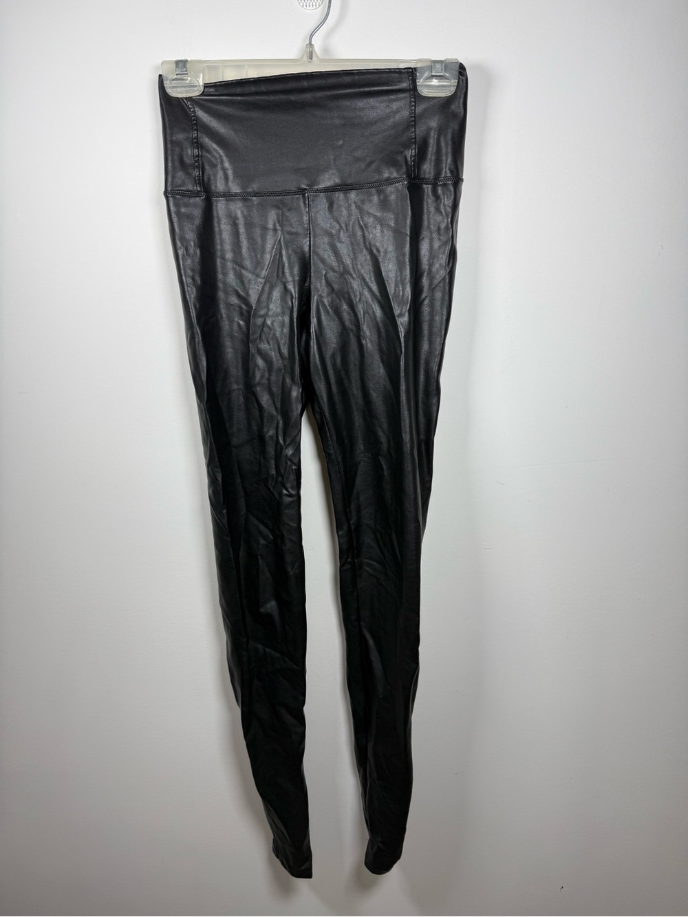 WILFRED FREE | Black Vegan Leather High Rise Leggings Size S